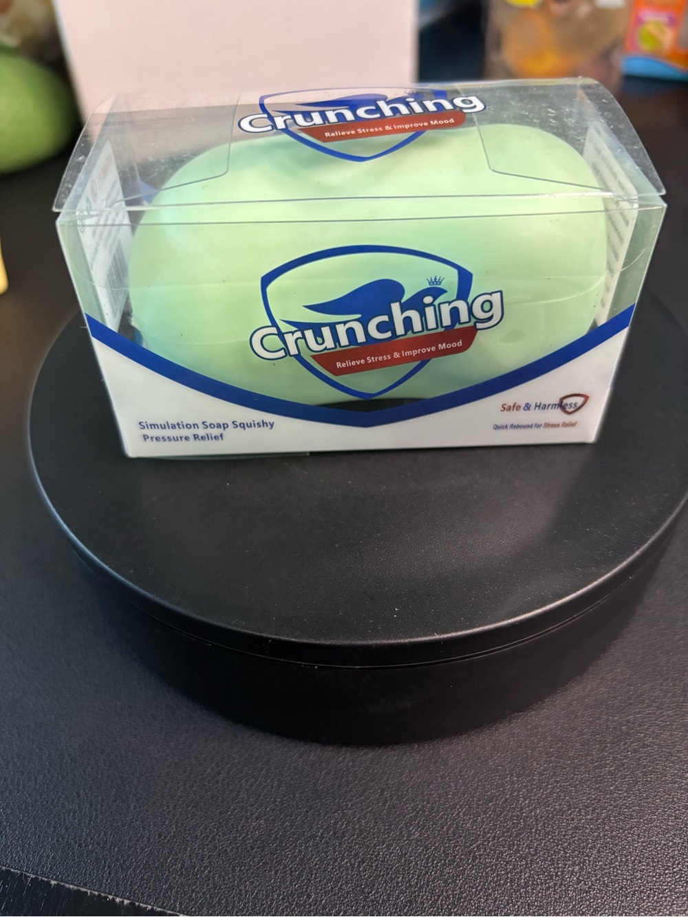Viral Crunchy Soap Squishy Toy - Green
